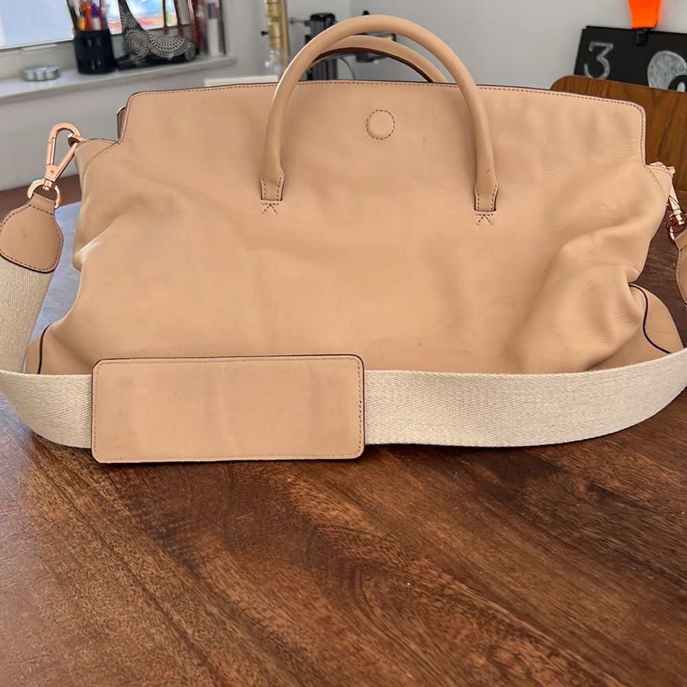 Kenneth Cole Leather Weekender Bag